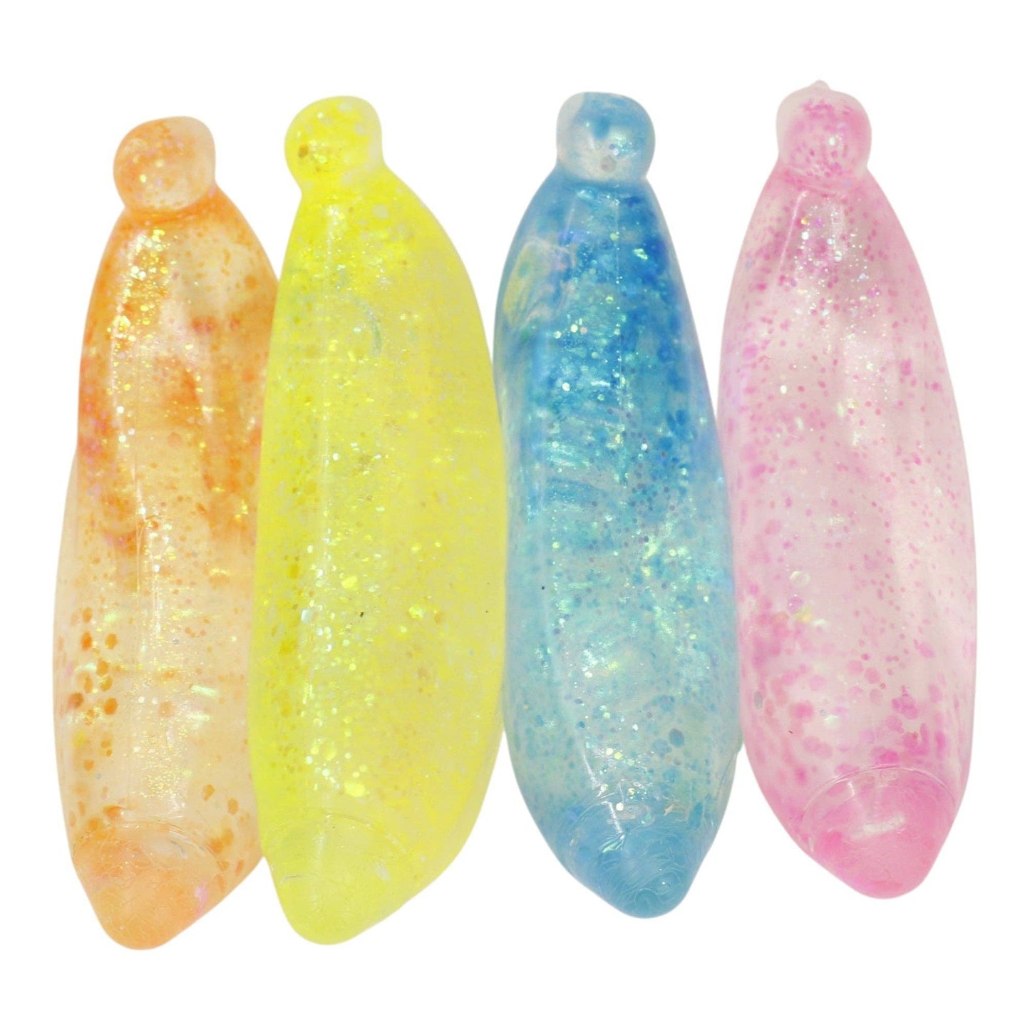 Glitter Banana Squishy Toy