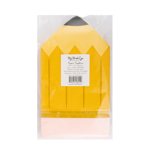 Pencil Shaped Napkins - 18 ct.