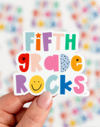 Fifth Grade Rocks Sticker
