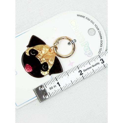 Cute Puppy Charm Key Charm