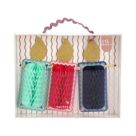 Make A Wish Honeycomb Candle Banner