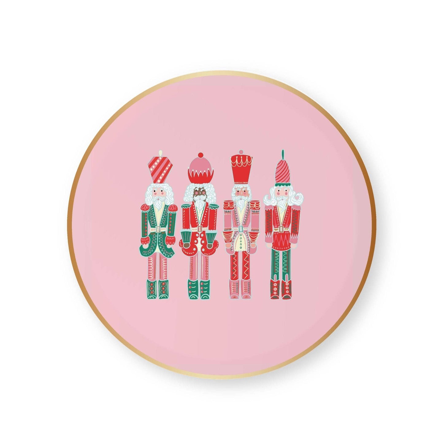 Pink Nutcracker Dessert Plates - 8 ct.