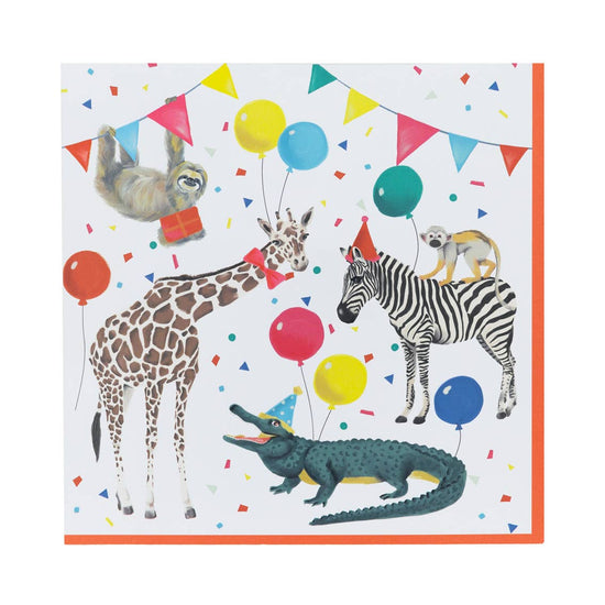 Safari Animal Napkins - 20 Pack