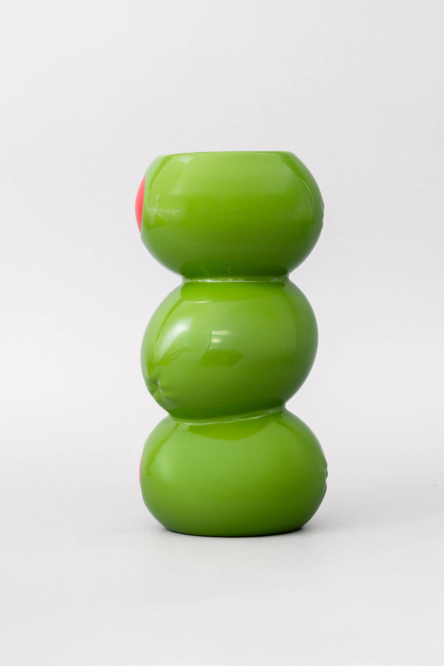 Stacked Olives Vase