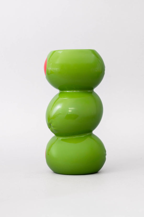 Stacked Olives Vase