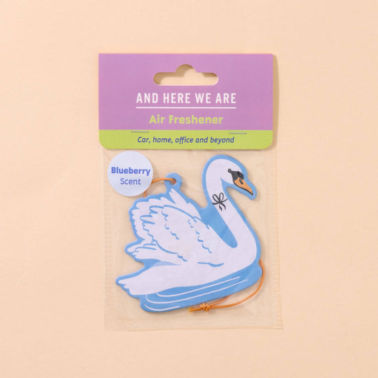 Swan Car Air Freshener - Blueberry Scent
