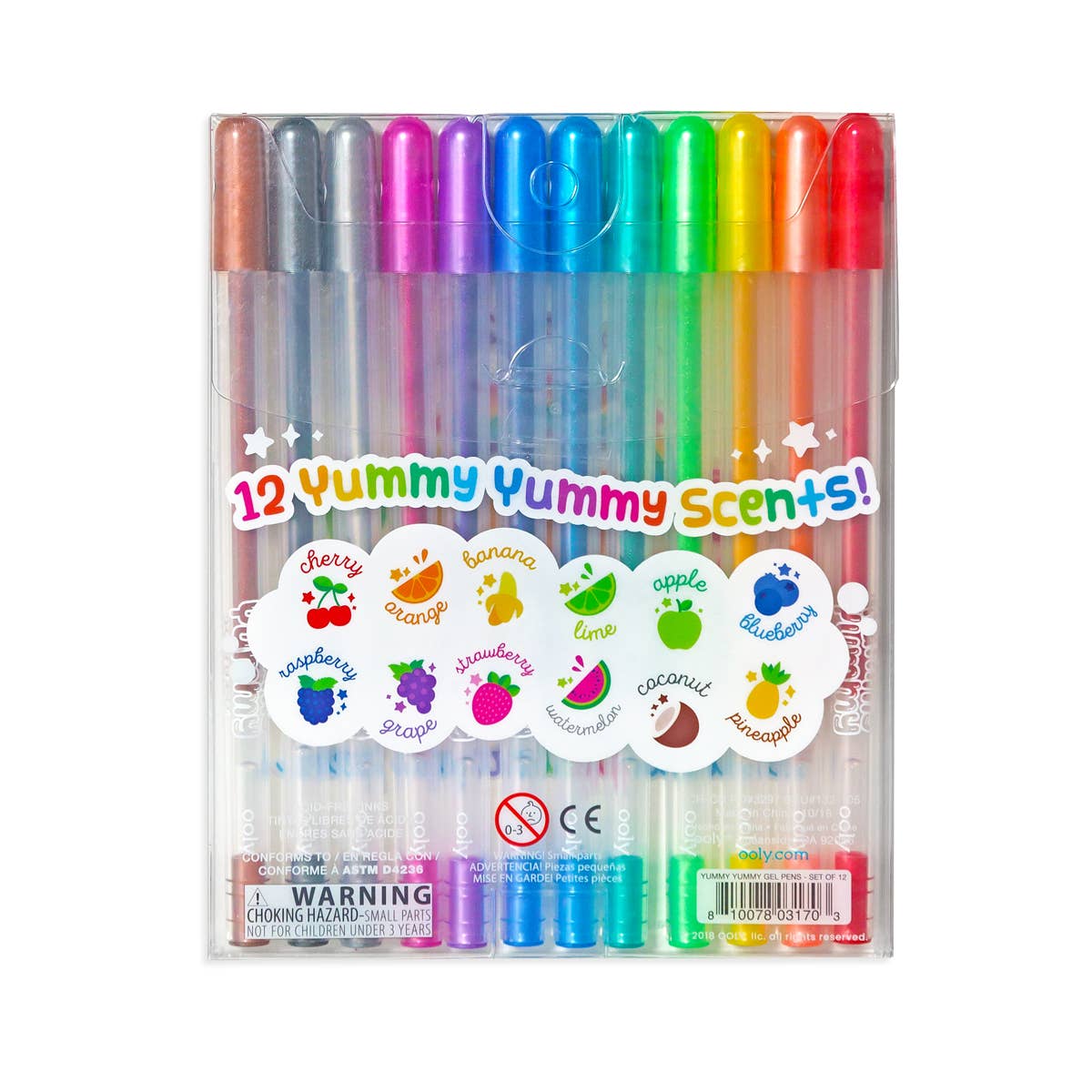 Yummy Yummy Scented Glitter Gel Pen Set