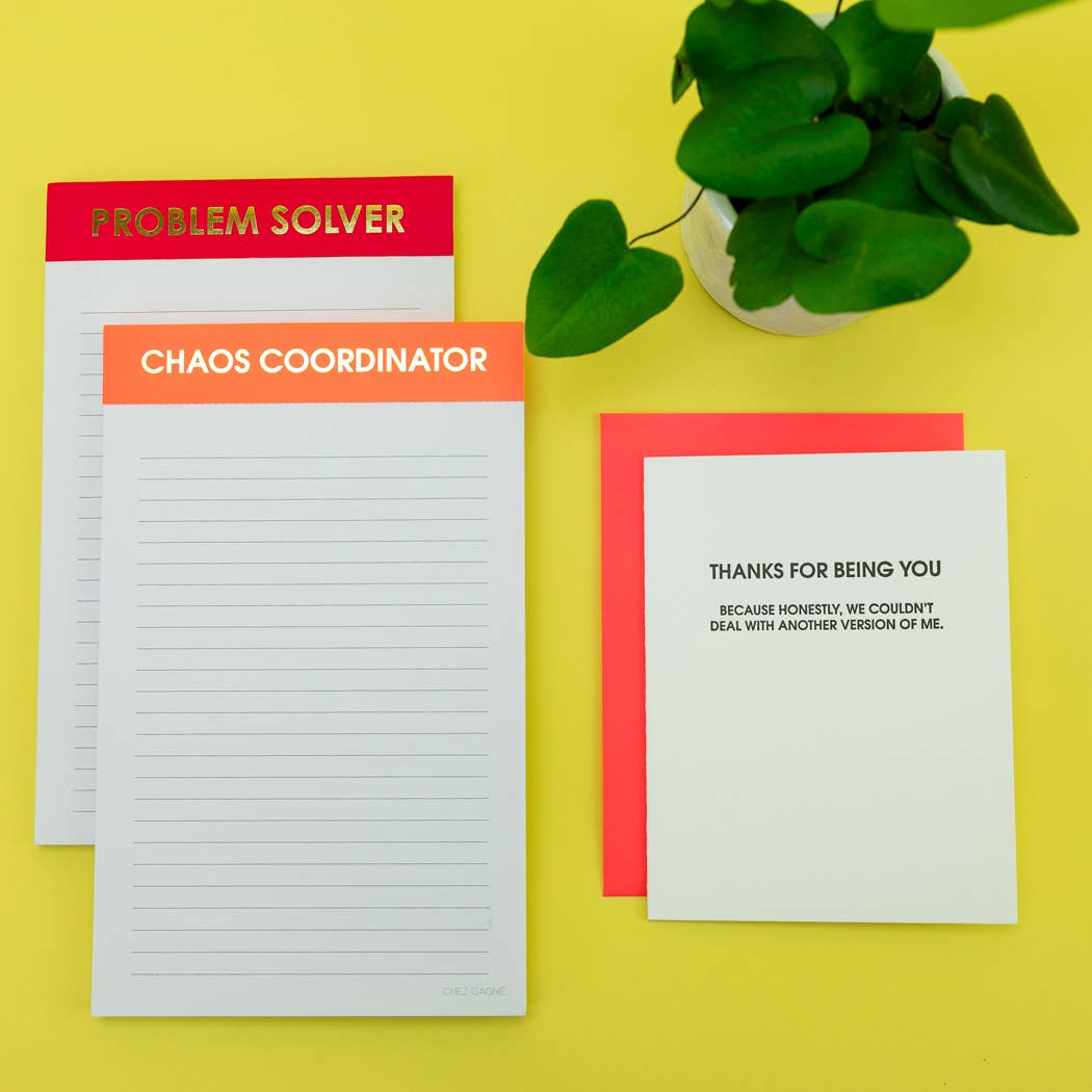 Chaos Coordinator Notepad