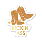 Kickin' Ass Vinyl Sticker