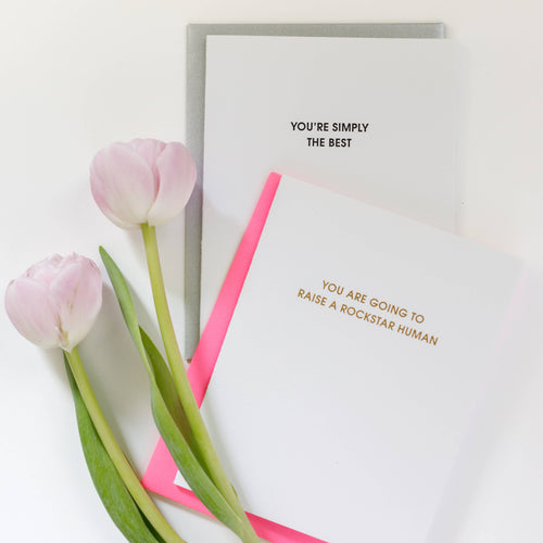 You're Simply The Best Letterpress Card