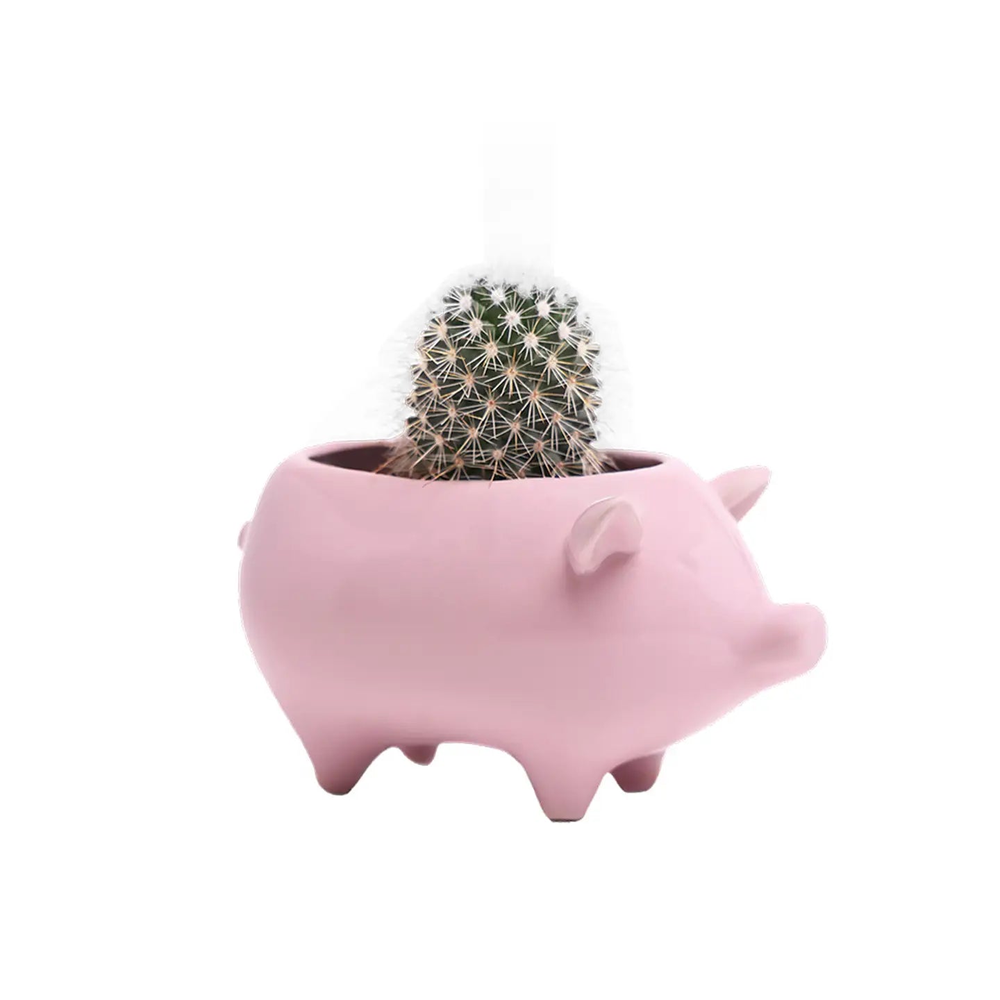 Pink Pig Ceramic Planter Pot