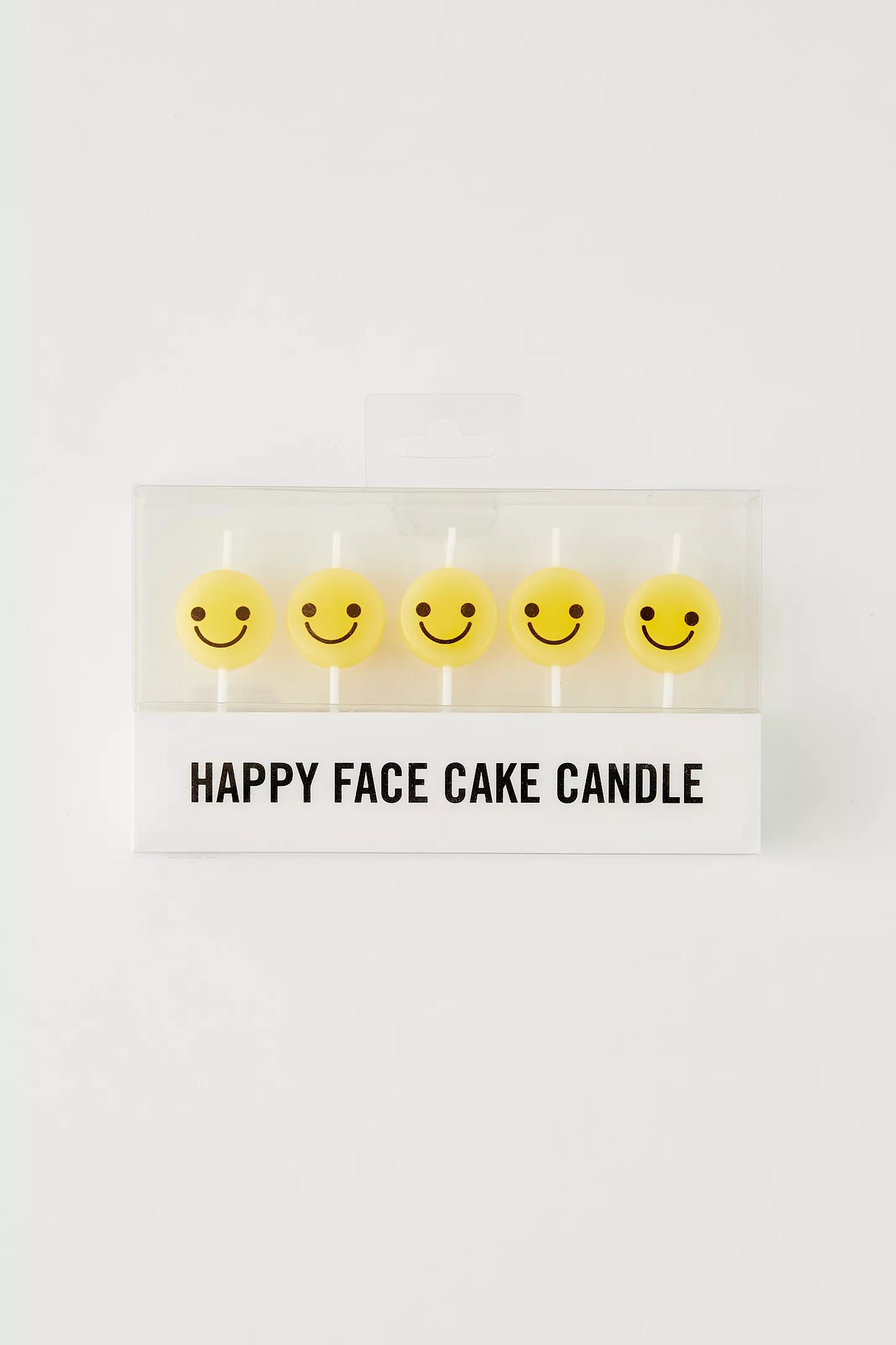 Happy Face Cake Candles