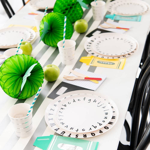 ABC Large Alphabet Plates - 8 ct.