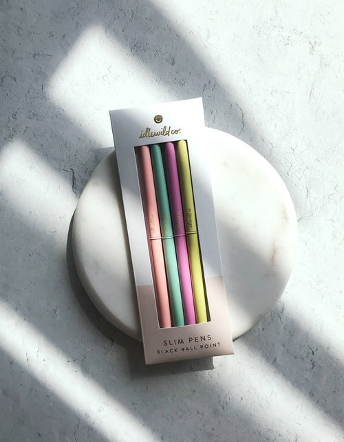 Pastel Brights Slim Pen Set