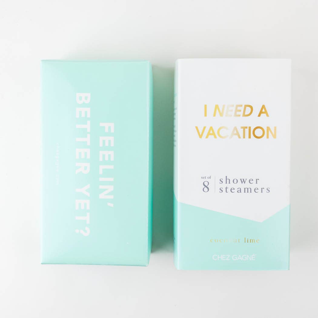 I Need a Vacation Shower Steamers - Coconut Lime