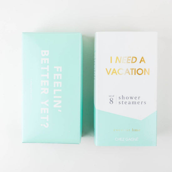 I Need a Vacation Shower Steamers - Coconut Lime