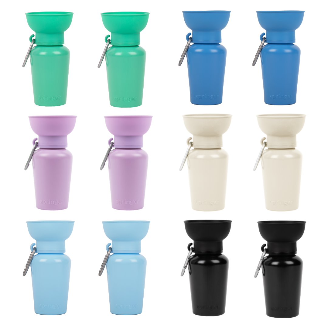 Dog Travel Water Bottle - 20oz Flip