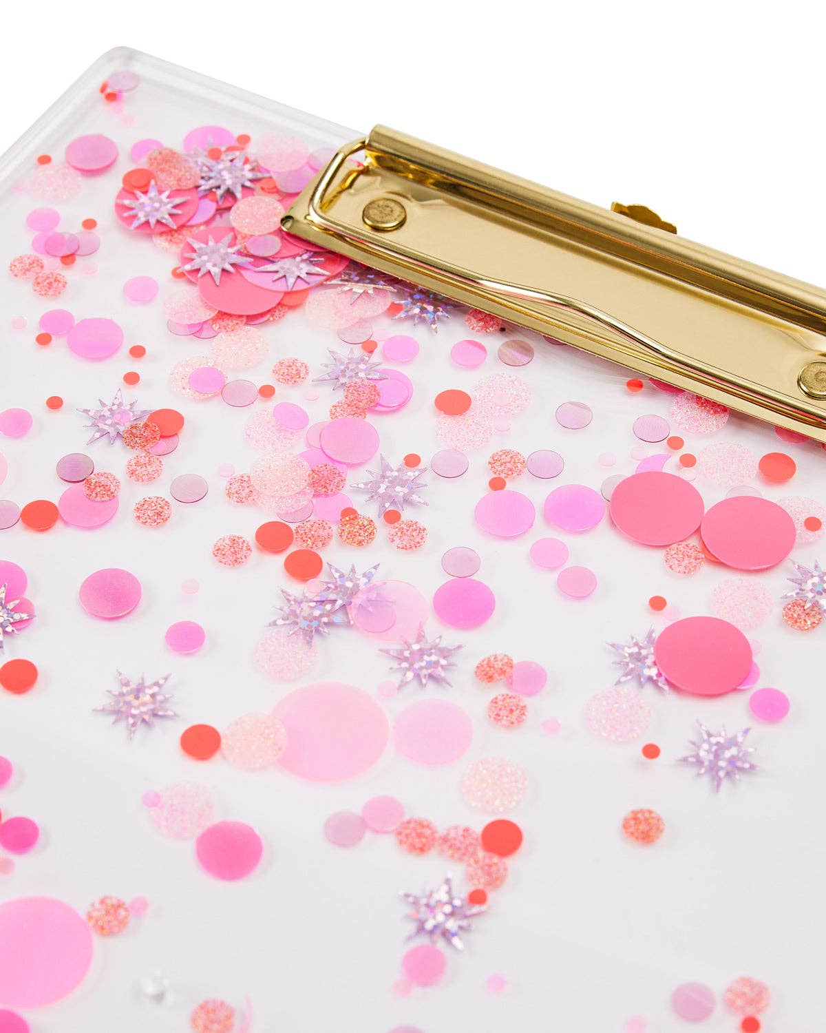Confetti Clipboard - Pink