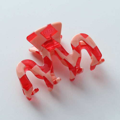 Checkmate Medium Assorted Claw Clips - Red
