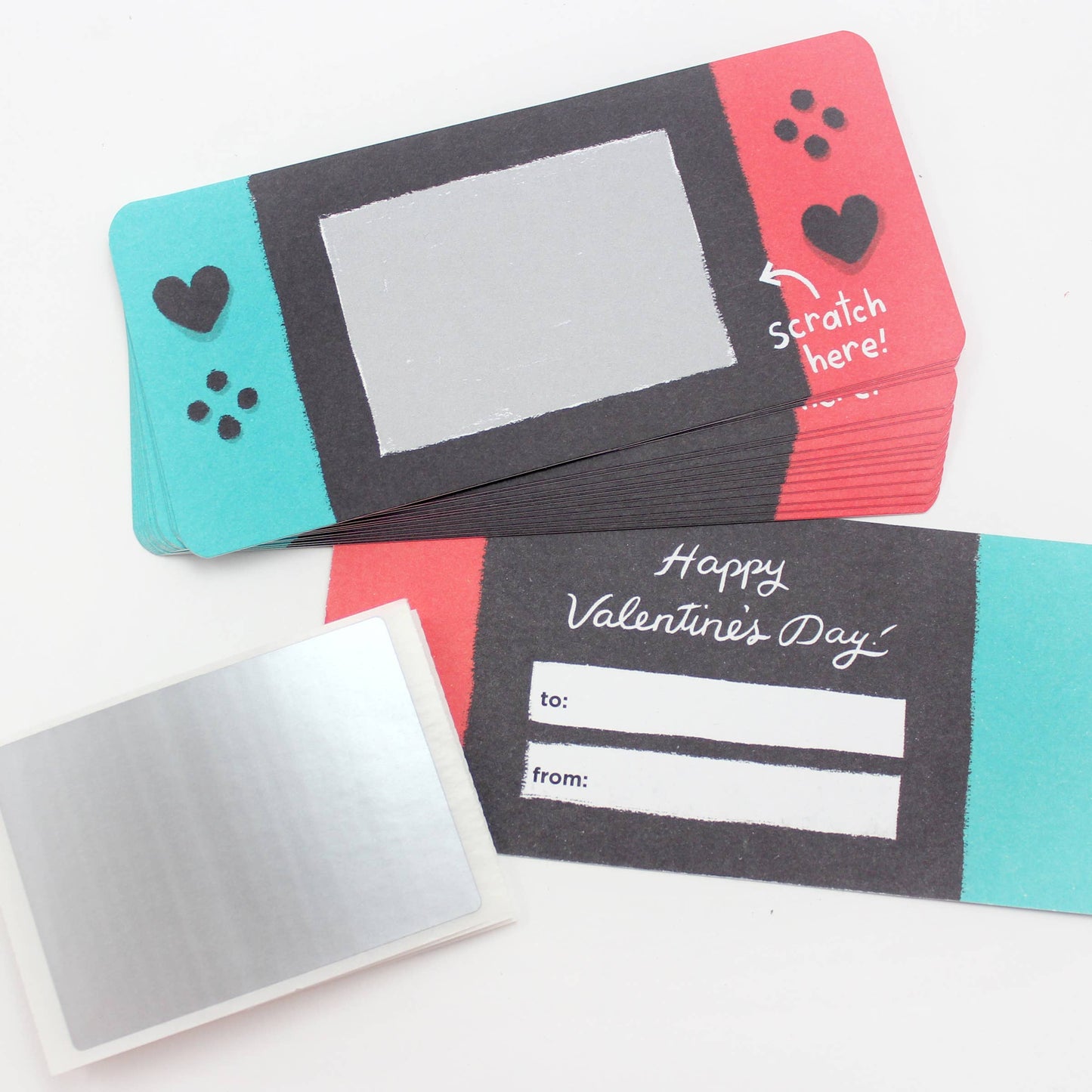 Load image into Gallery viewer, Scratch-off  Valentines - Game On
