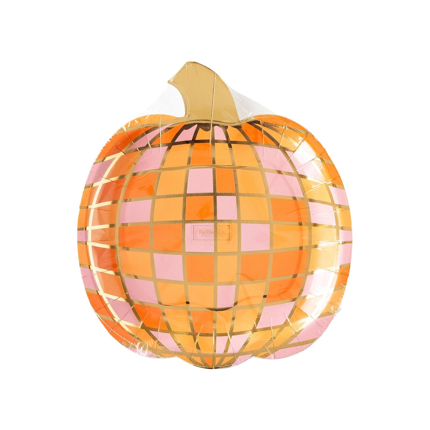 Disco Pumpkin Plates