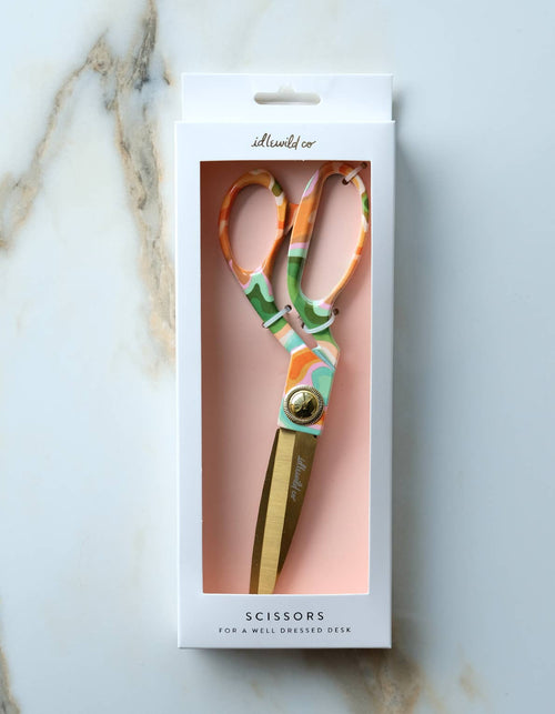 Marbled Rainbow Designer Scissors