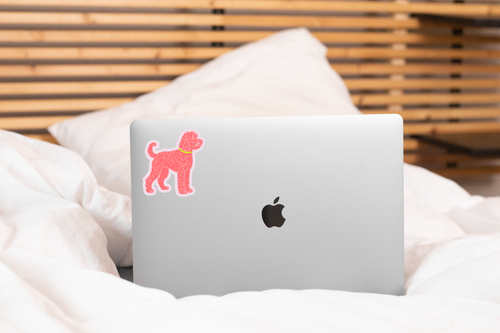 Pink Doodle Sticker