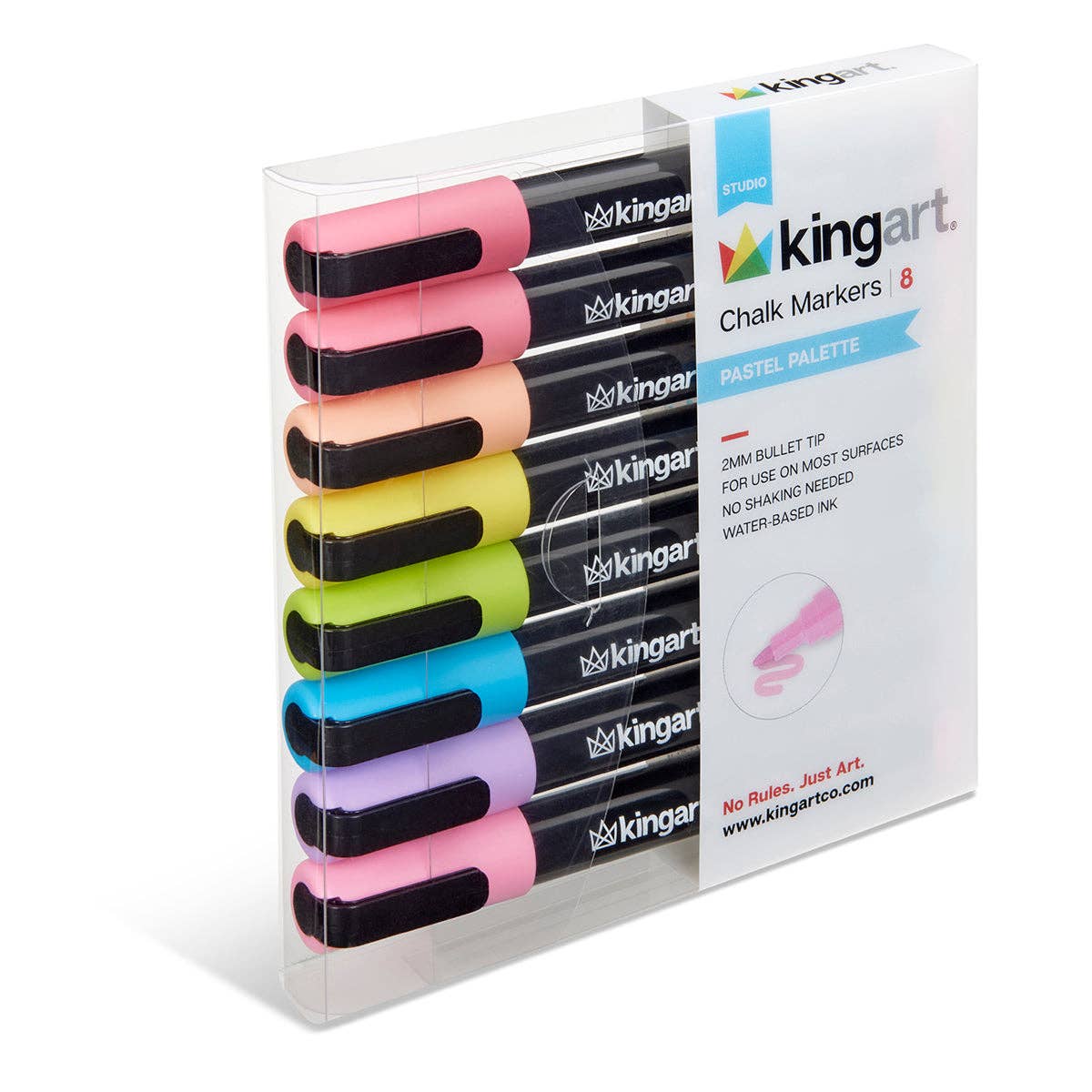 Chalk Markers – Pastel Palette, 8 Colors