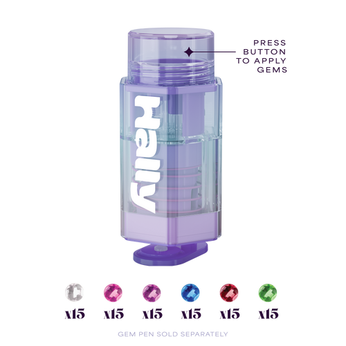 Hally Gem Pen Multi-Colored Refill (90 Count): Glittery
