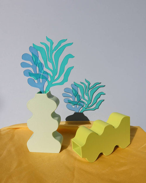 Wiggle Vase - Yellow