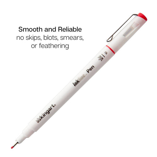 Inkline™ PRO Fine Line Archival Ink Pens - Size 10 - 8 Colors