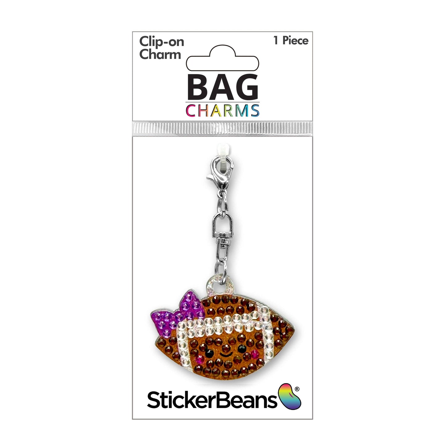 StickerBeans Football Bag Charm