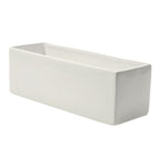 White Long&Low Planter Vase
