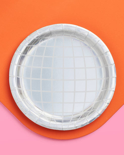 Disco Paper Plates - 25 Ct.
