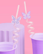 Butterfly Straws - 16 Reusable Straws