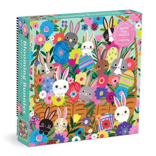 Blooming Bunnies Foil Family Puzzle
