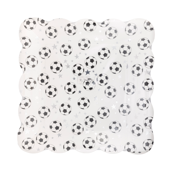 Scattered Soccer Plates