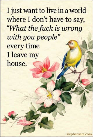 MAGNET: I just want to live in a world where...