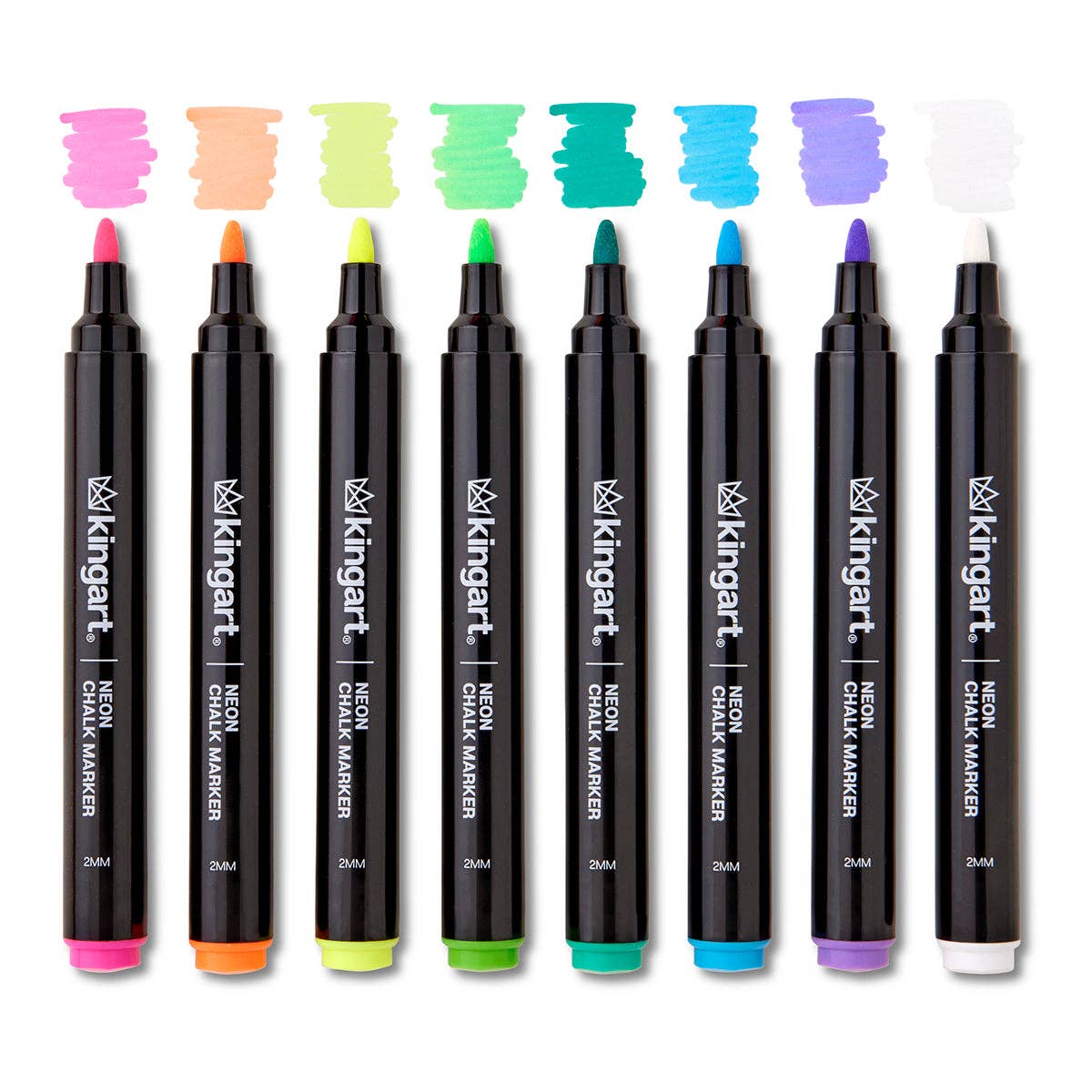 Chalk Markers – Neon Palette, 8 Colors