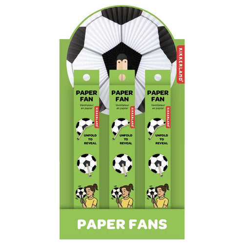 Soccer Paper Fan