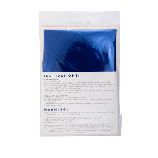 Blue Star Shaped Foil Balloon