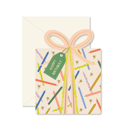 Birthday Gift Die-cut Card
