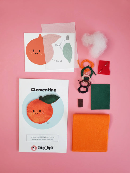 Clementine DIY Felt Kit