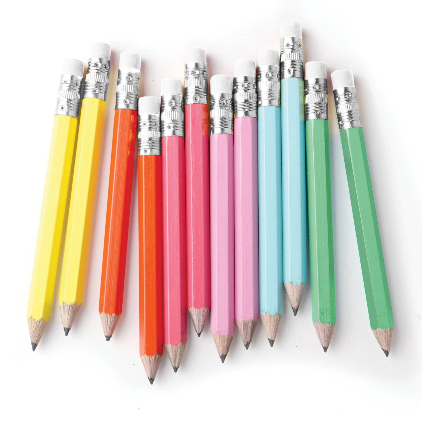 Rainbow Mini Pencils - Set of 6