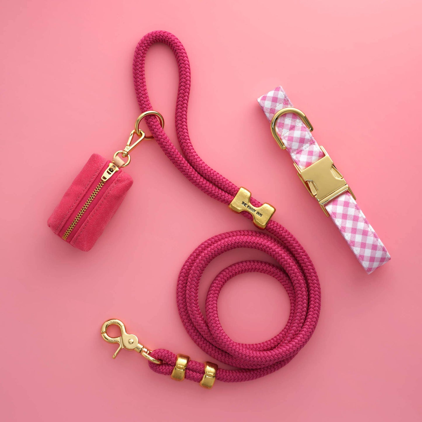 Hot Pink Marine Rope Dog Leash