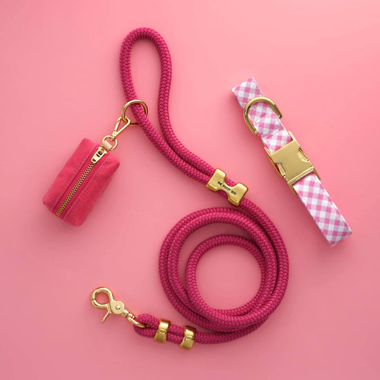 Hot Pink Marine Rope Dog Leash