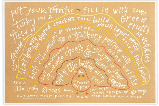 Charcuterie Cheat Sheet - Thanksgiving Turkey