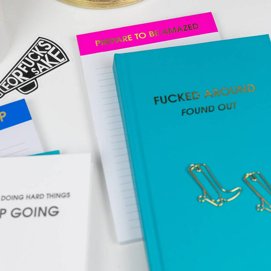 Prepare to Be Amazed - Lined Notepad - Bright Purple Magenta