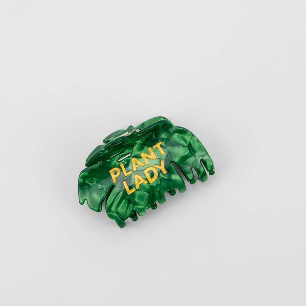 PLANT LADY Monstera Leaf Hair Claw Clip