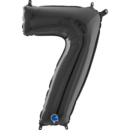 Foil Number Balloons - Black